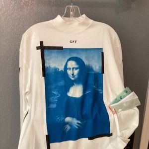 Authentic Off White Mona Lisa Long-Sleeve T-Shirt